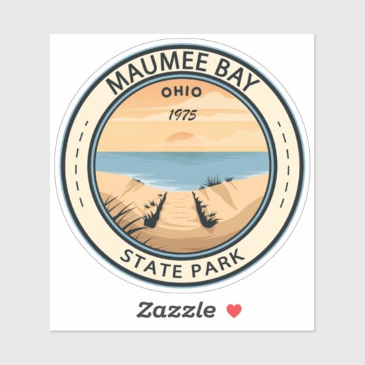 Maumee Bay State Park Ohio  Sticker (Vel)