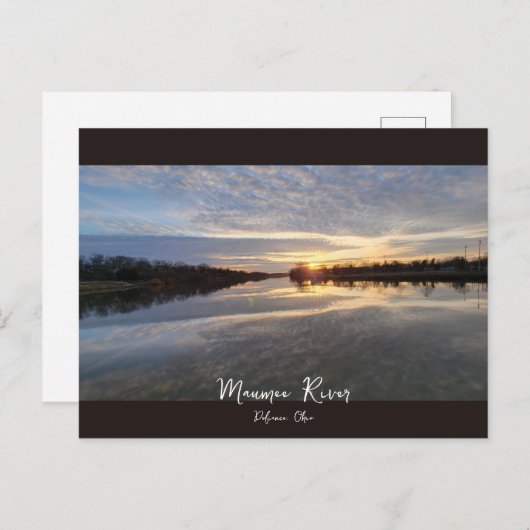 Maumee River Briefkaart (Voorkant / Achterkant)