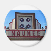 Maumee Theater Marquee Magneet (Voorkant)