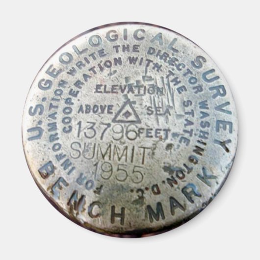 Mauna Kea Benchmark Magneet (Voorkant)