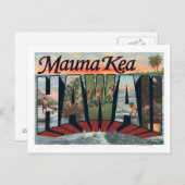 Mauna Kea, Hawaii - Grote letterscènes Briefkaart (Voorkant / Achterkant)