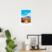 Mauna Kea Hawaii Reisprint Poster (Thuiskantoor)