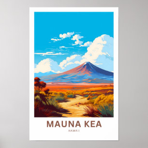 Mauna Kea Hawaii Reisprint Poster