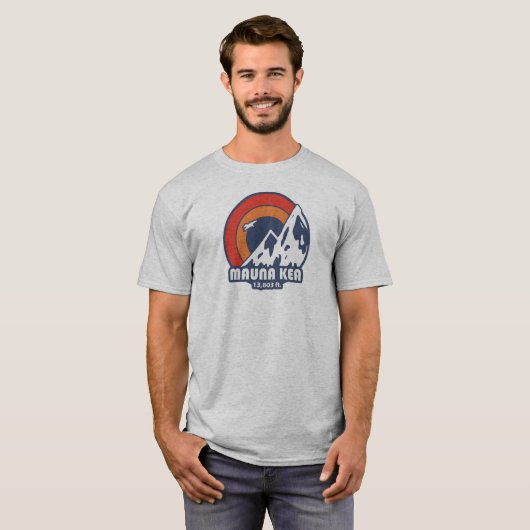 Mauna Kea Hawaii Sun Eagle T-shirt (Voorkant volledig)