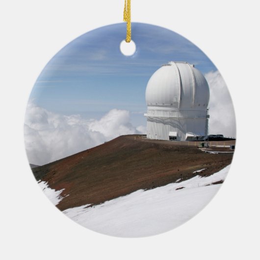 Mauna Kea Observatory Keramisch Ornament (Achterkant)