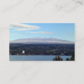 Mauna Kea Sjabloon bedrijfskaart Visitekaartje (Achterkant)
