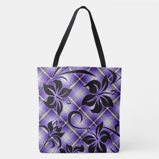 Mauna Loa Hawaiian Hibiscus Pset Beach Bag Tote Bag (Voorkant)