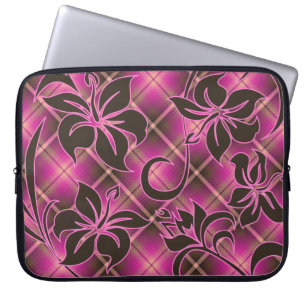 Mauna Loa Hawaiian Hibiscus Pset Laptop Sleeve