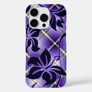Mauna Loa Hawaiian Hibiscus Pset Paars iPhone 16 Pro Hoesje