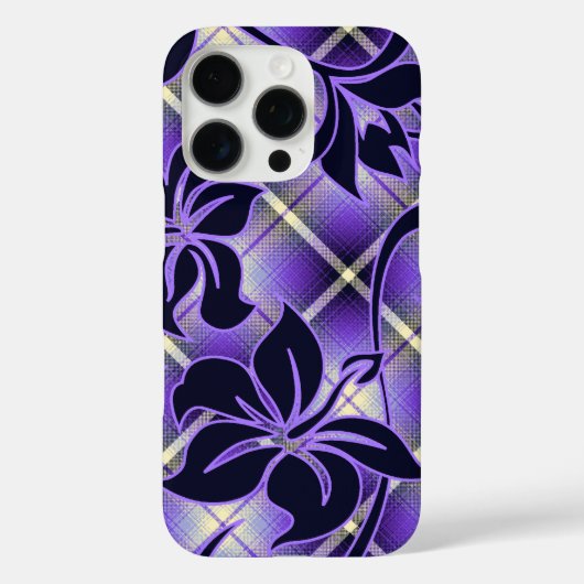 Mauna Loa Hawaiian Hibiscus Pset Paars Case-Mate iPhone Case (Achterkant)