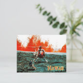 Mauna Loa-uitbarsting, nationaal park Hawaii Volca Briefkaart (Staand voorkant)