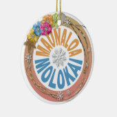 Maunaloa Molokai Hawaii hibiscus ornament (Rechts)