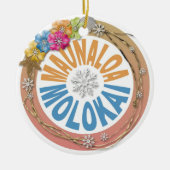 Maunaloa Molokai Hawaii hibiscus ornament (Voorkant)