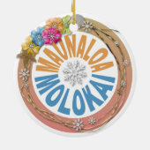 Maunaloa Molokai Hawaii hibiscus ornament (Achterkant)