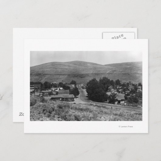 Maupin, Oregon Town Uitzicht Business Section Briefkaart (Voorkant / Achterkant)