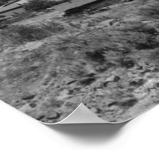 Maupin, Oregon Town Uitzicht Business Section Poster (Hoek)