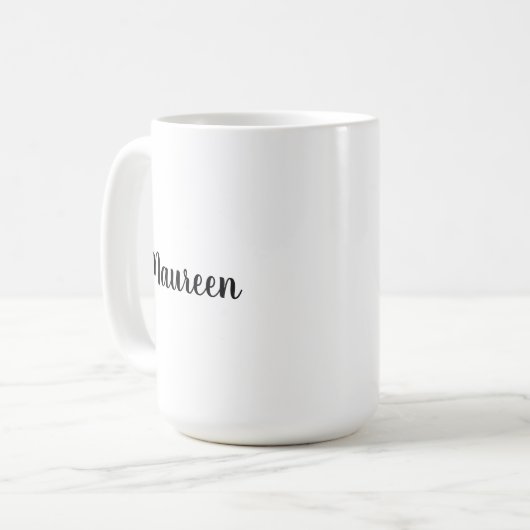 Maureen maakt het leven minder saai sinds gewoonte koffiemok (Voorkant links)