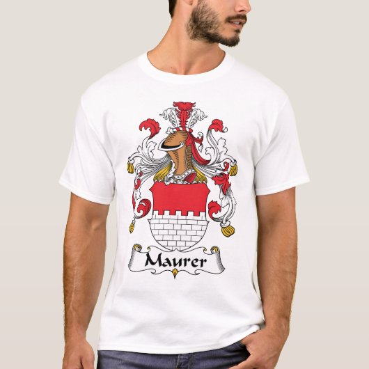 Maurer Family Crest T-shirt (Voorkant)