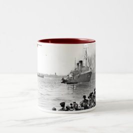Mauretania 2 tweekleurige koffiemok