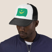 Mauretanië Vlag Hoed Trucker Pet (In situ)