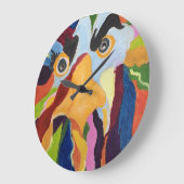 Maurice Angry Rooster Wandklok (Hoek)