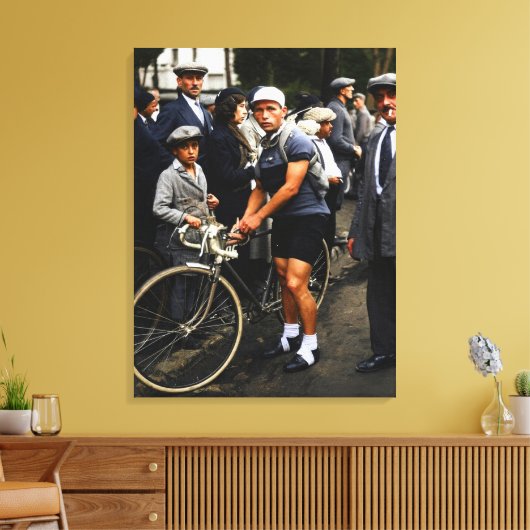 Maurice Archambaud De dwerg Tour de France 1932 Canvas Afdruk (Insitu (Woonkamer))
