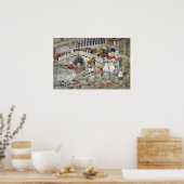 Maurice Brazilië Prendergast Umbrellas in de Regen Poster (Keuken)