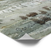 Maurice Brazilië Prendergast Umbrellas in de Regen Poster (Hoek)