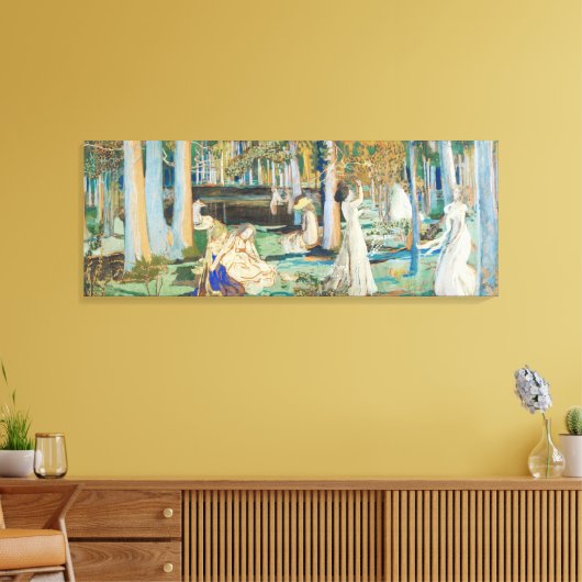 Maurice Denis (Le Bois Sacré) Canvas Afdruk (Insitu (Woonkamer))