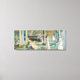 Maurice Denis (Le Bois Sacré) Canvas Afdruk