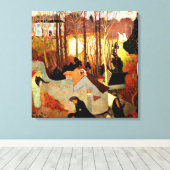 Maurice Denis - Paasmysterie, kunstschilderij Canvas Afdruk (Insitu (Houten vloer))