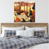 Maurice Denis - Paasmysterie, kunstschilderij Canvas Afdruk (Insitu (Slaapkamer))