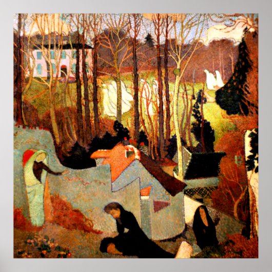 Maurice Denis - Paasmysterie, kunstschilderij Poster (Voorkant)