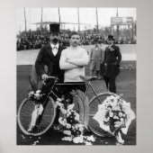 Maurice Garin Winnaar Parijs-Roubaix 1898 Kleur Re Poster (Voorkant)