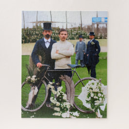 Maurice Garin Winnaar Paris-Roubaix 1898 Kleur Red Legpuzzel