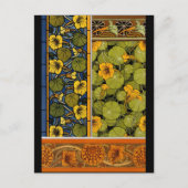 Maurice Pillard ( dit Verneuil ) Floral Art Nouvea Briefkaart (Voorkant)