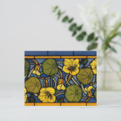 Maurice Pillard ( dit Verneuil ) Floral Art Nouvea Briefkaart (Staand voorkant)