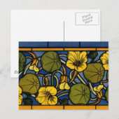 Maurice Pillard ( dit Verneuil ) Floral Art Nouvea Briefkaart (Voorkant / Achterkant)