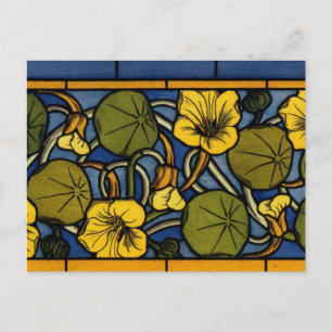 Maurice Pillard ( dit Verneuil ) Floral Art Nouvea Briefkaart