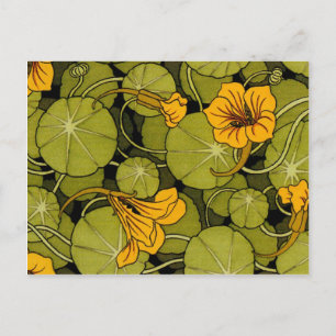 Maurice Pillard ( dit Verneuil ) Floral Art Nouvea Briefkaart