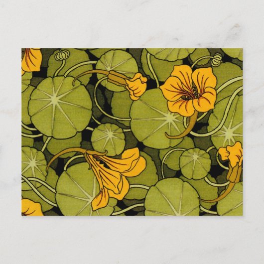 Maurice Pillard ( dit Verneuil ) Floral Art Nouvea Briefkaart (Voorkant)