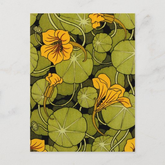 Maurice Pillard ( dit Verneuil ) Floral Art Nouvea Briefkaart (Voorkant)