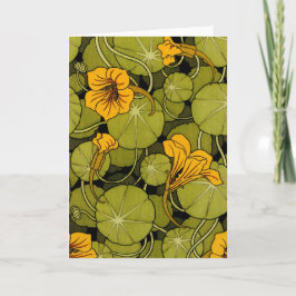 Maurice Pillard ( dit Verneuil ) Floral Art Nouvea Kaart