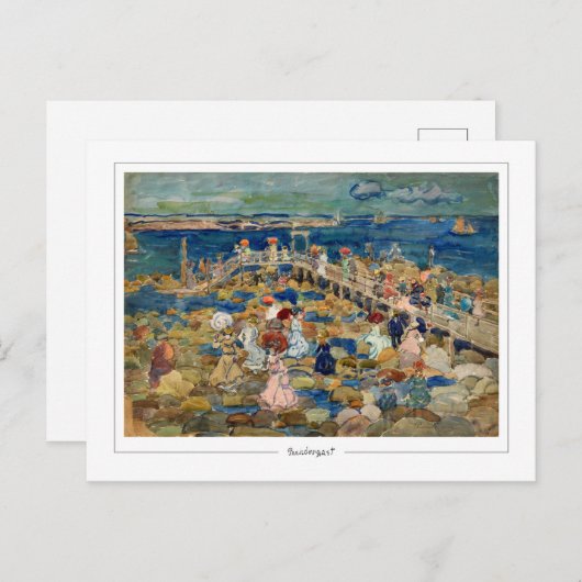 Maurice Prendergast #159 - Briefkaart voor Schone  (Voorkant / Achterkant)