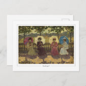 Maurice Prendergast #46 - Briefkaart voor Schone K (Voorkant / Achterkant)