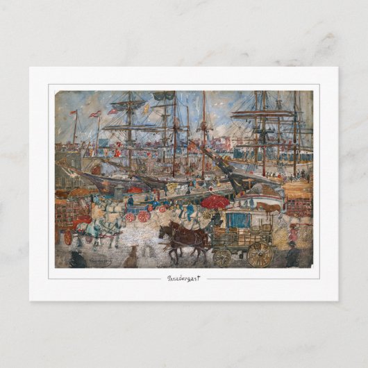 Maurice Prendergast #497 - Briefkaart voor Schone (Voorkant)