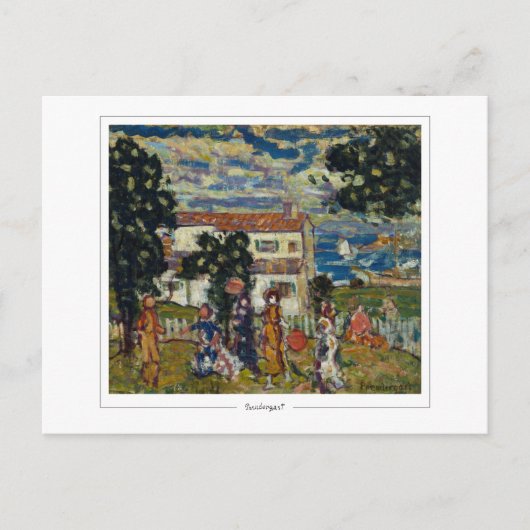 Maurice Prendergast #569 - Briefkaart voor Schone  (Voorkant)