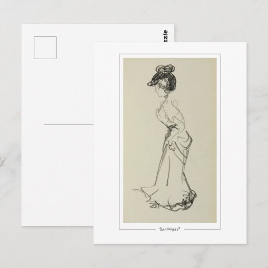 Maurice Prendergast #571 - Briefkaart voor Schone (Voorkant / Achterkant)