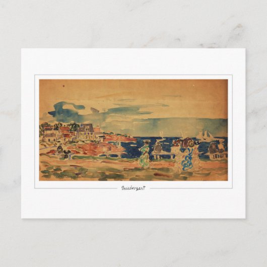 Maurice Prendergast #596 - Briefkaart voor Schone  (Voorkant)