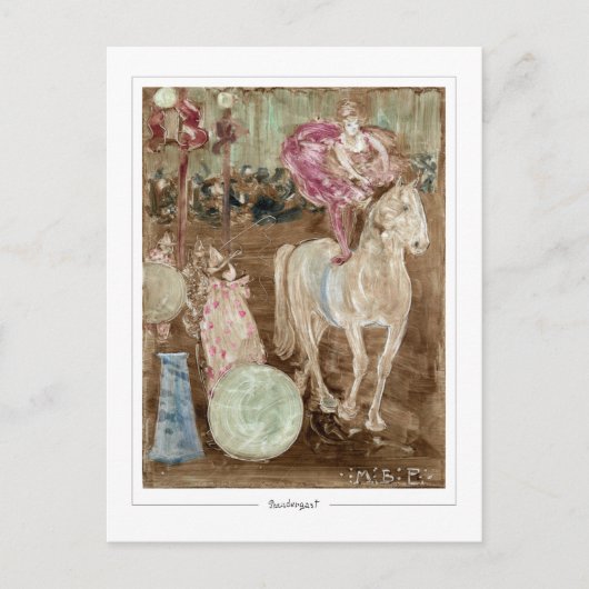 Maurice Prendergast #612 - Briefkaart voor Schone  (Voorkant)